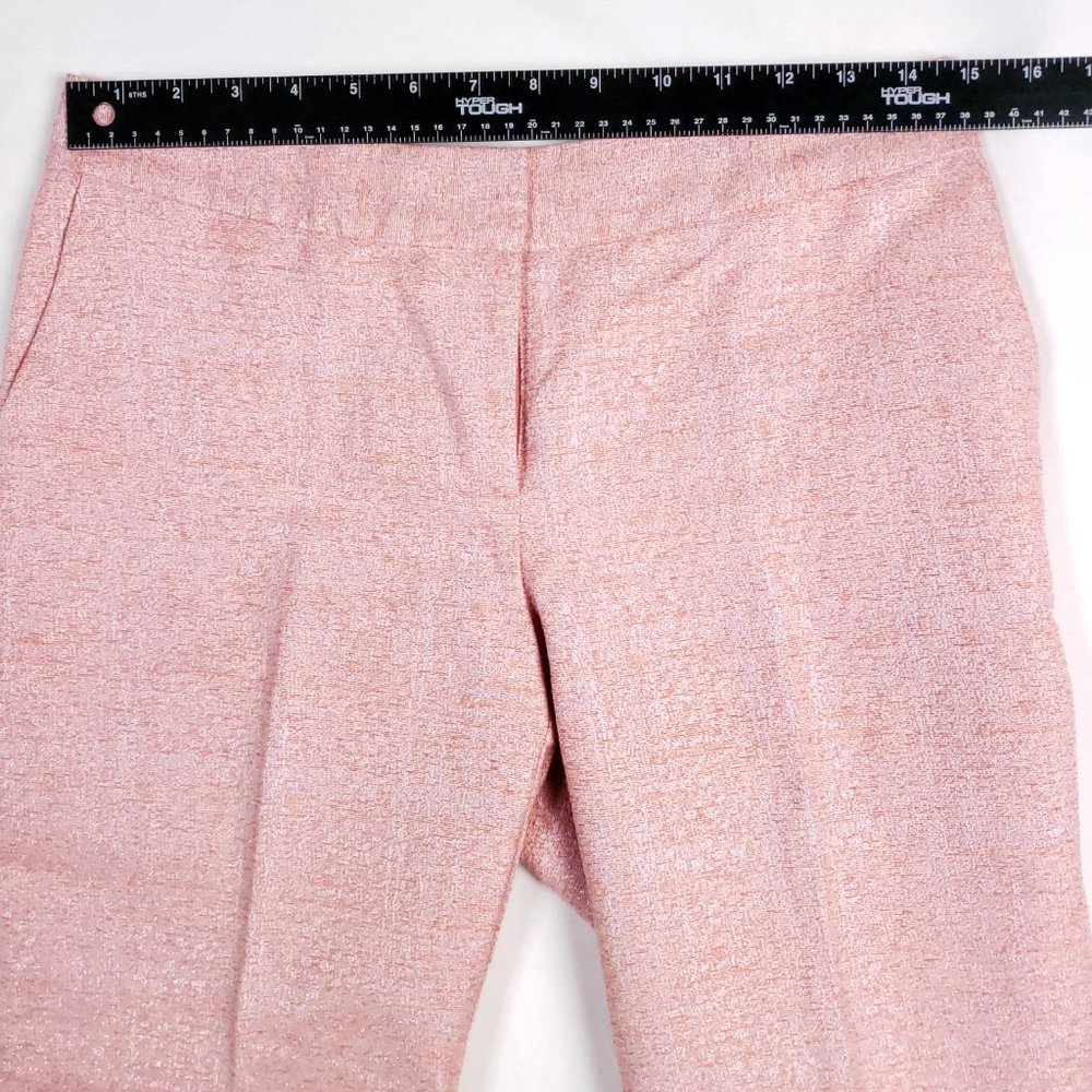RARE Boden Pink Metallic Bistro Crop Pants - Picture 10 of 11